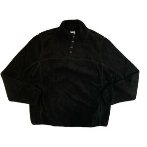 NWT Men's Black MEMBERS MARK Alpine Sherpa Pullover Size Small